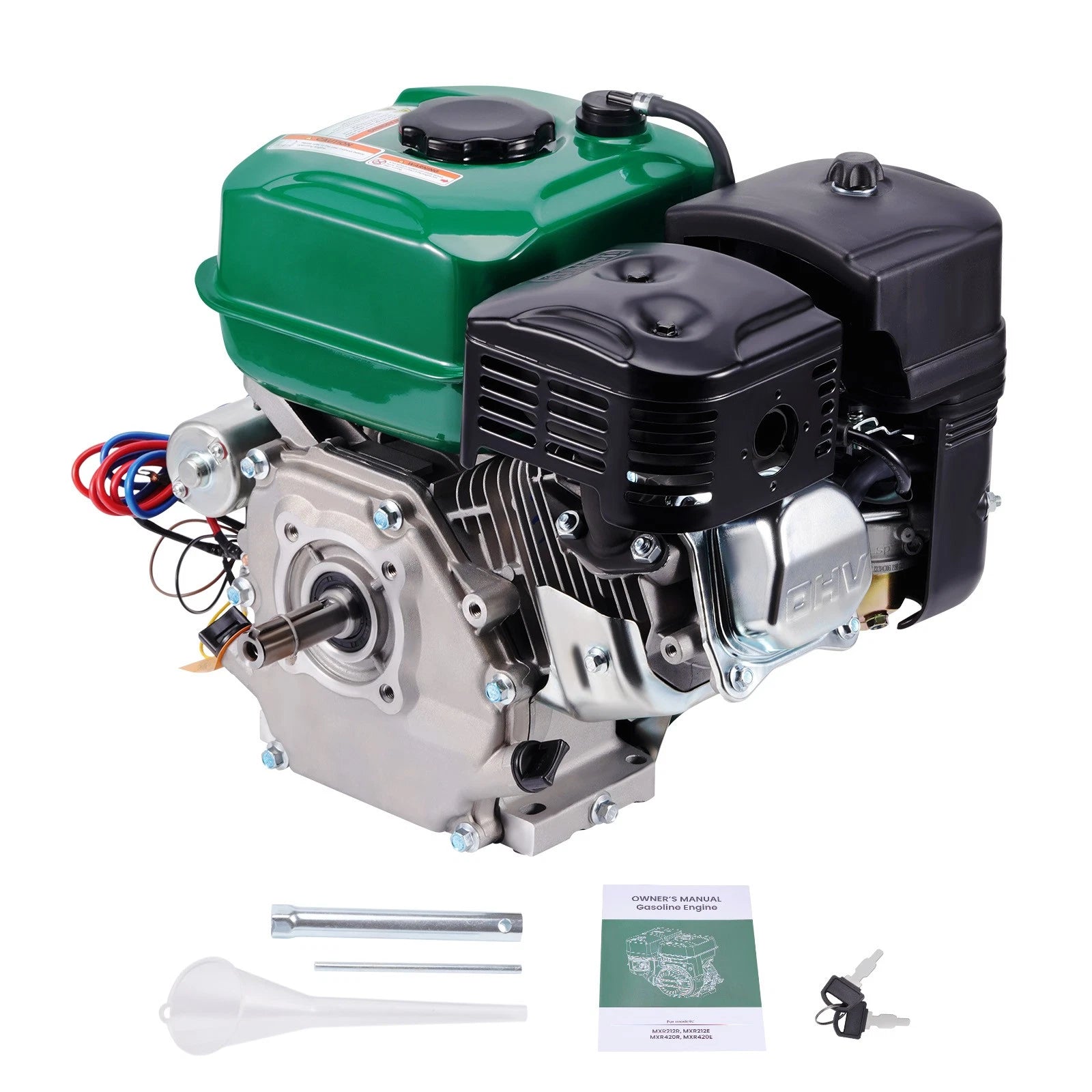 212cc 4-Stroke Gas Engine Motor for Pressure Washers (Electric Start)