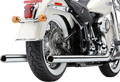 Cobra True Dual Billet Tip Exhaust for Harley Softail Fat Boy Slim (2012–2017)