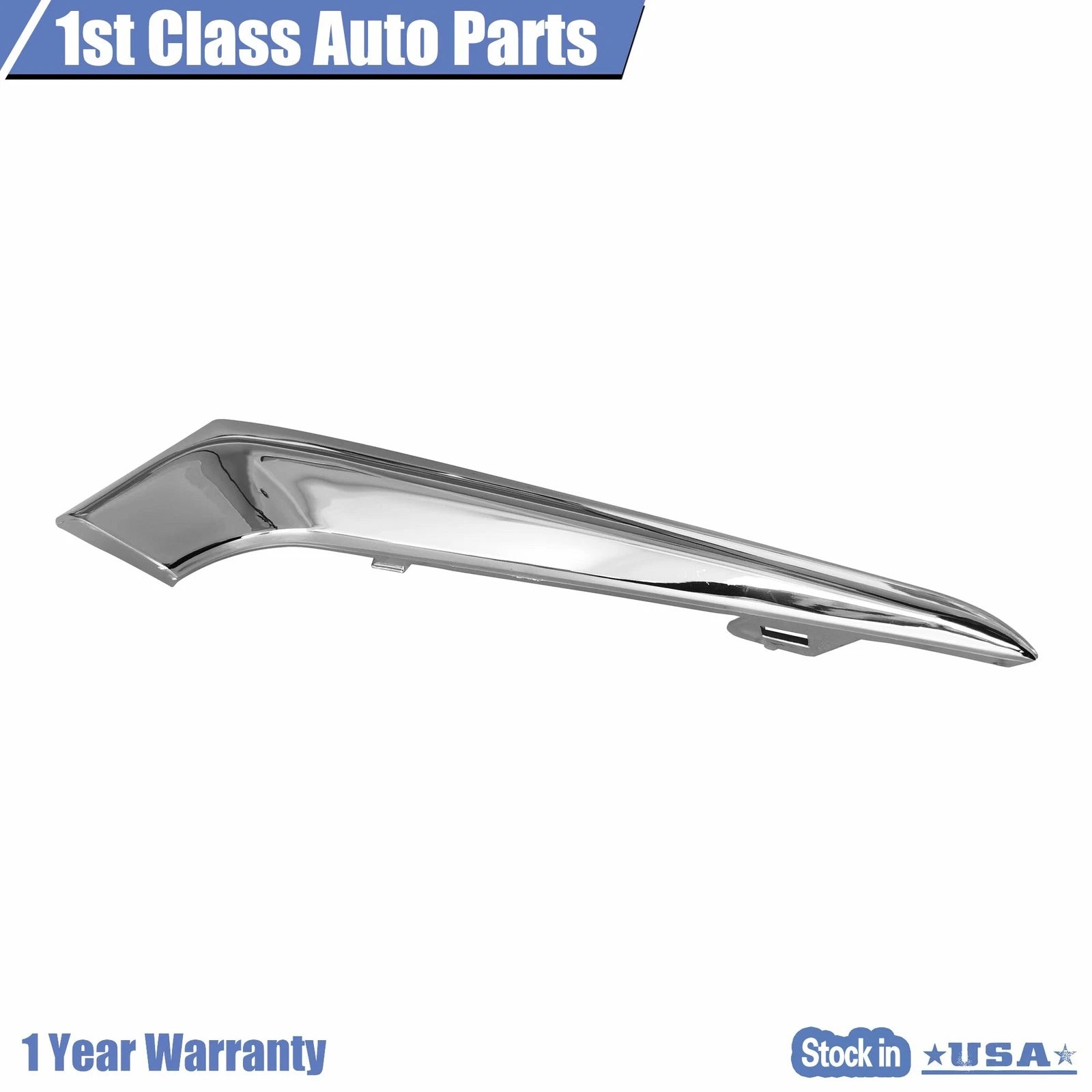 Front Left & Right Bumper Trim Molding for Chevrolet Malibu (2016-2018)