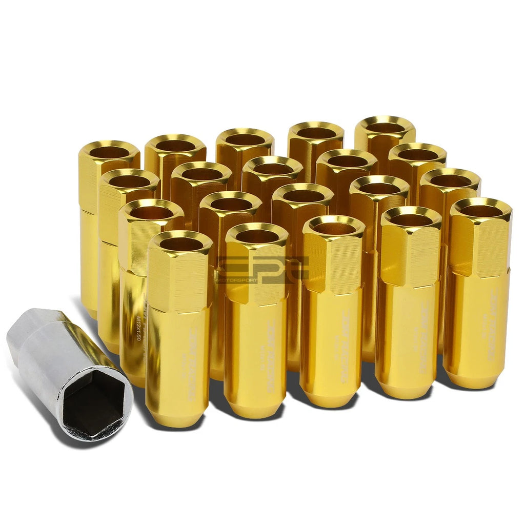 Set of 20 Anodized Wheel Lug Nuts + Adapter Key for Corvette Malibu Impala