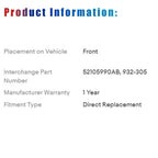 4WD Front Drive Shaft CV Joint Repair Kit for Dodge Ram 1500 (1994-2001)