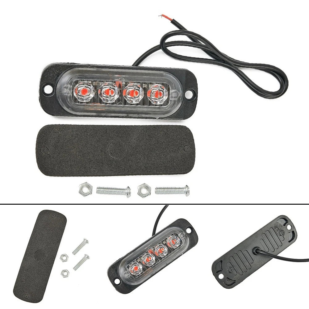 4X LED Working Light Replacement Kit for Cars (12V-24V)