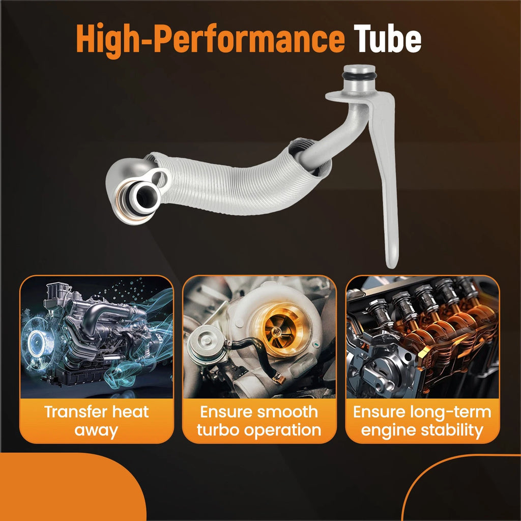 Turbo Coolant Feed Line for BMW Z4, 320i, 328i, X1, X3, 520i (2003–2020) 11538626654