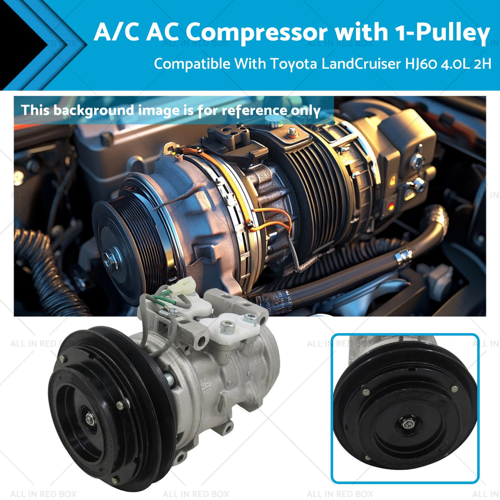 A/C Compressor with 1-Pulley for Toyota LandCruiser HJ60 (1980–1989)