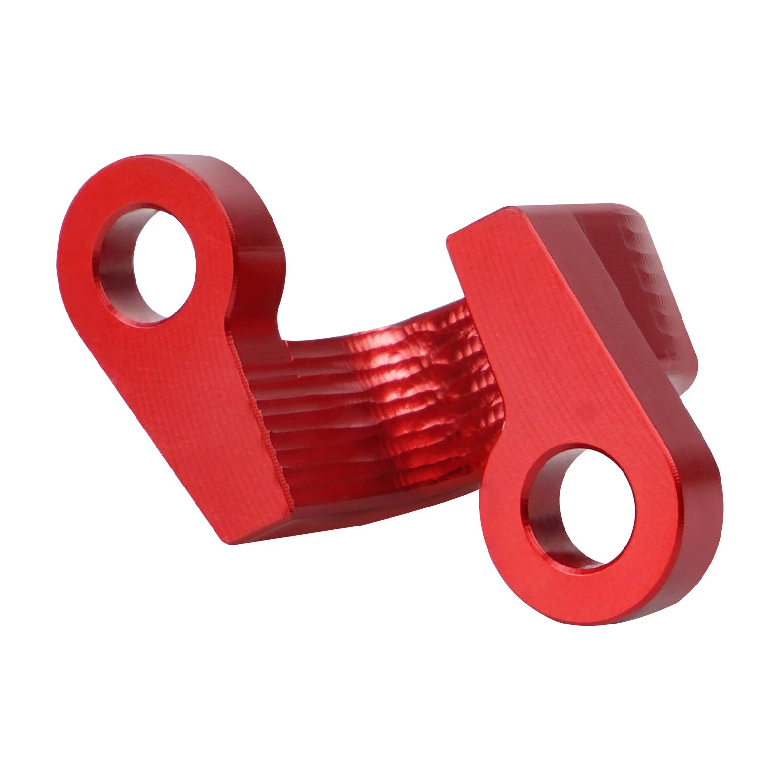 CNC Rear Brake Hose Line Clamp for Honda CR125/250R (1998–2007) Red