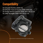 Throttle Body for Dodge Grand Caravan Jeep Wrangler (2008–2011) 3.8L 3.3L 4593858AA