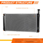 Full Aluminum Core Radiator for Express/Savana 1500 2500 (2003–2005) DPI-2712