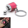 Red Chrome 6-Speed Gear Box Shifter Key Chain for Car Decor (2020–2020)