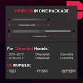 2X Front Hood Lift Supports Gas Struts for Chevy Corvette (2006–2019) 7023