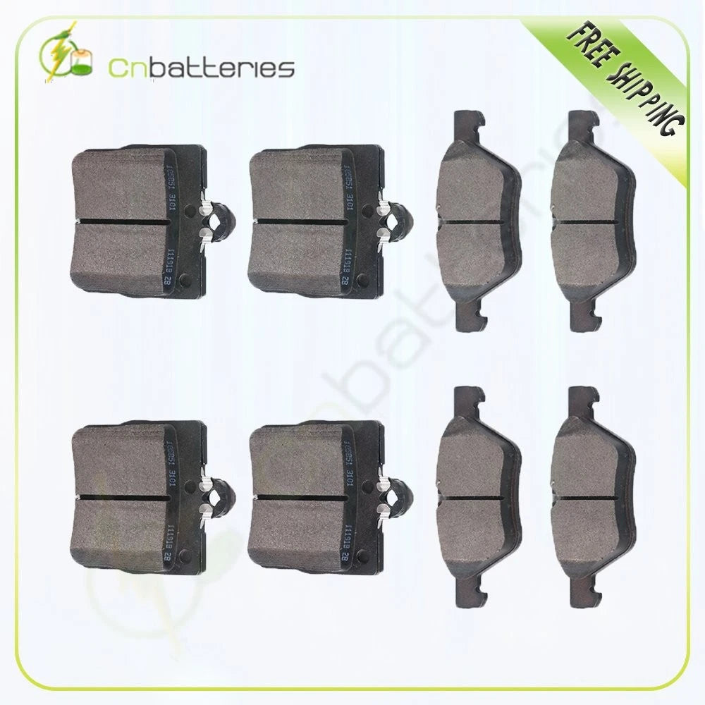 Front & Rear Low Dust Brake Pads for Mercedes-Benz SLK320 (2001–2004)
