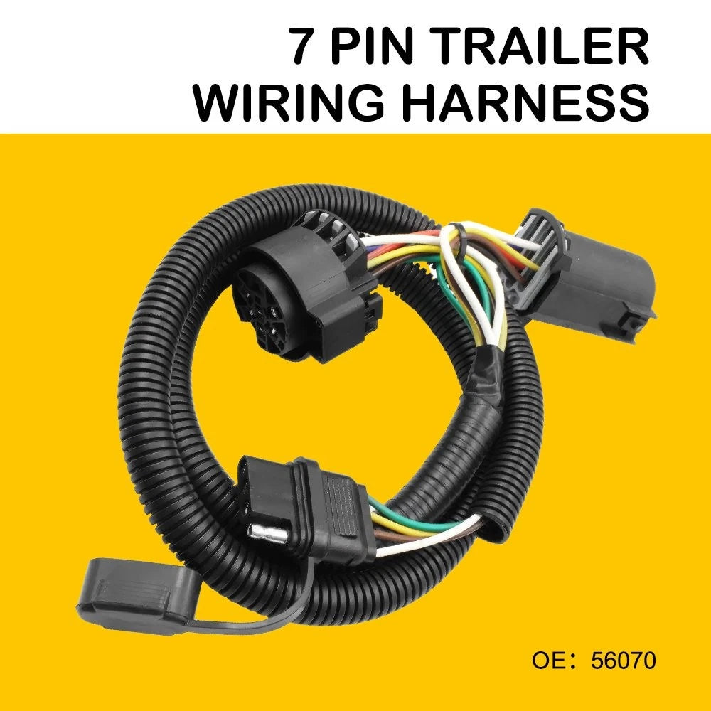 7 Pin Trailer Wiring Harness 56070 for Chevy Silverado 1500 (1999–2019)