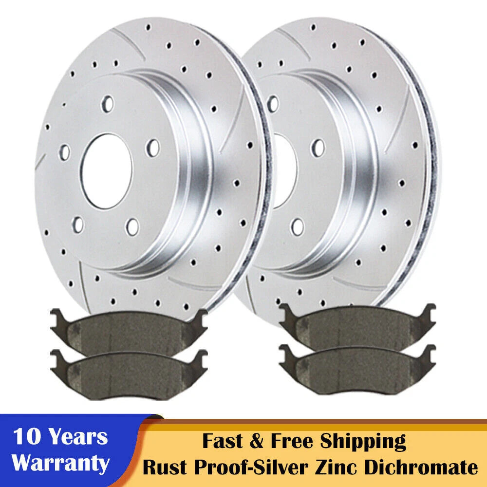 Front Brake Rotors and Pads for Dodge Ram 1500 (YYYY–YYYY)