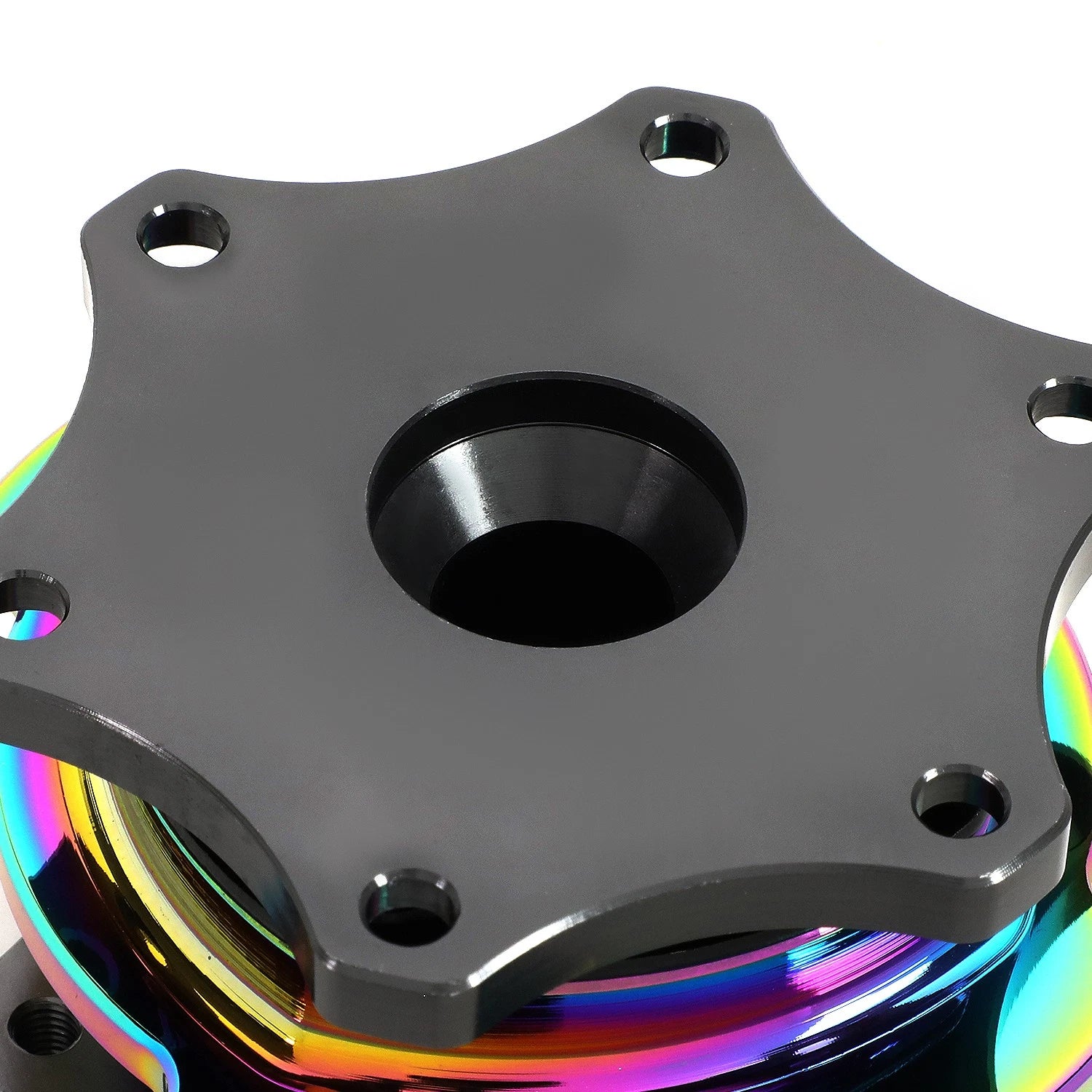 NRG SFI 42.1 Spec D Shaped Steering Wheel Quick Release Adapter for