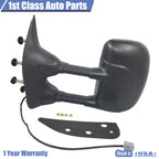 Left Towing Power Mirror for Ford E350 E-450 (2009–2016)