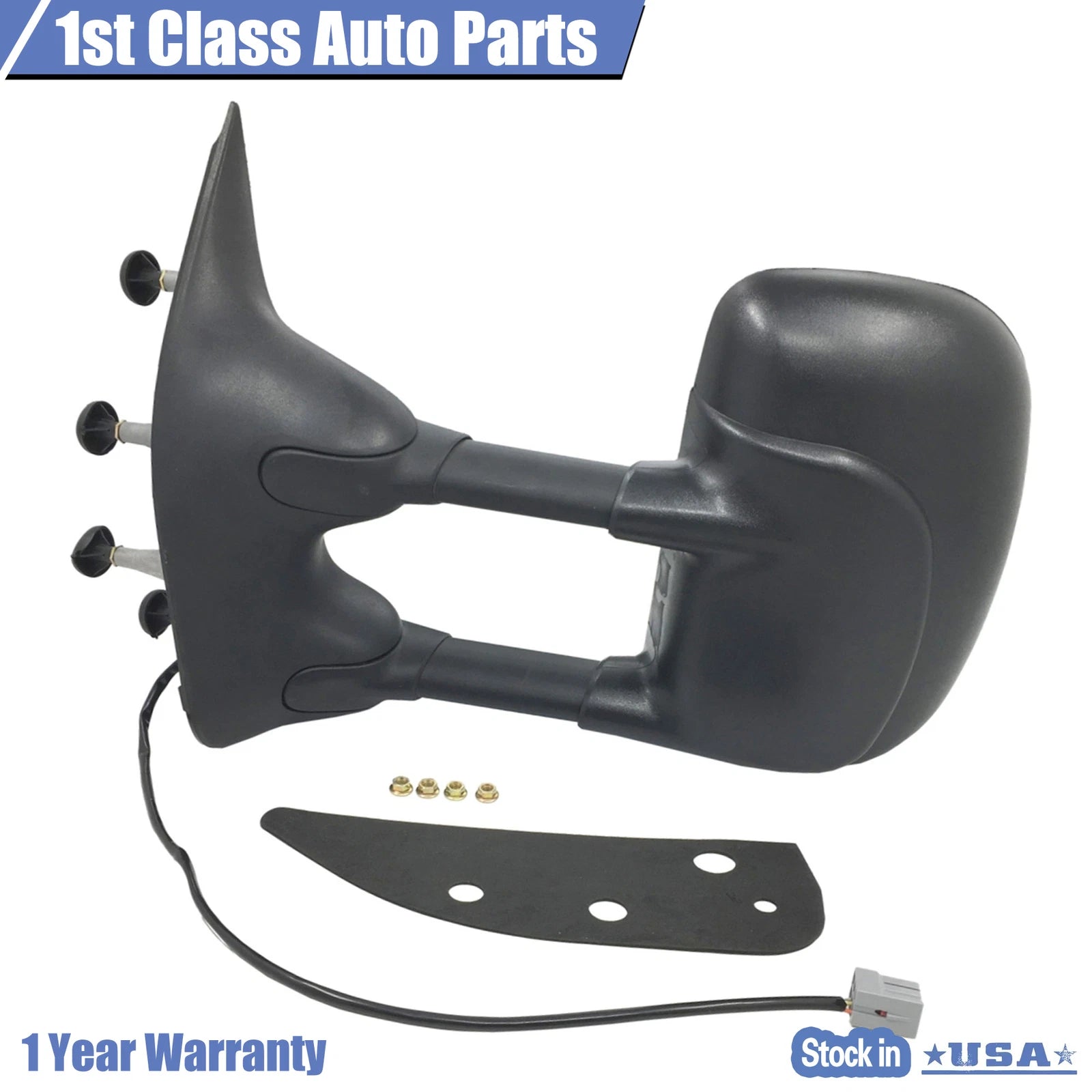 Left Towing Power Mirror for Ford E350 E-450 (2009–2016)
