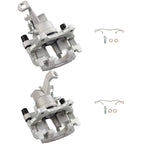 Set of 2 Rear Brake Calipers with Bracket for Jaguar S-Type (2005–2008)