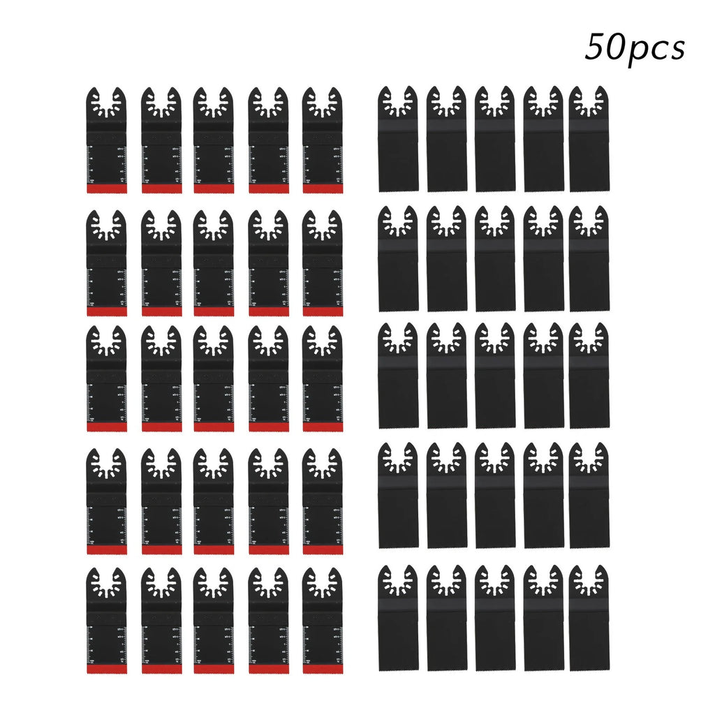 Set of 50 Bi-Metal Oscillating Blades for Multitools