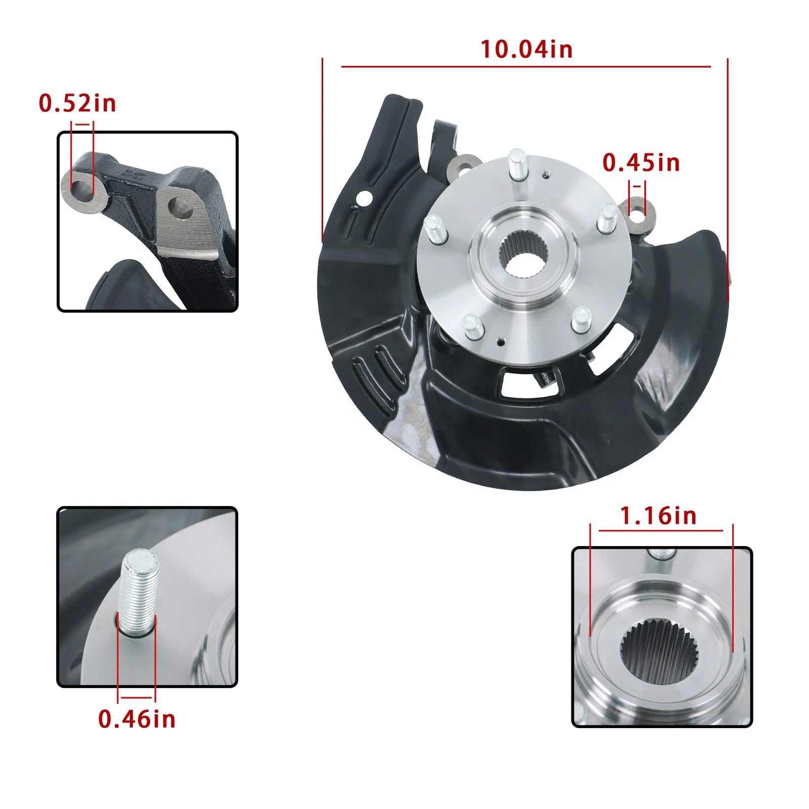 Steering Knuckle Assembly for Hyundai Sonata (2011) Front Right