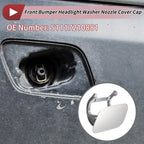 Front Left Washer Nozzle Cover Cap Silver Tone for BMW 740i (2011-2015)