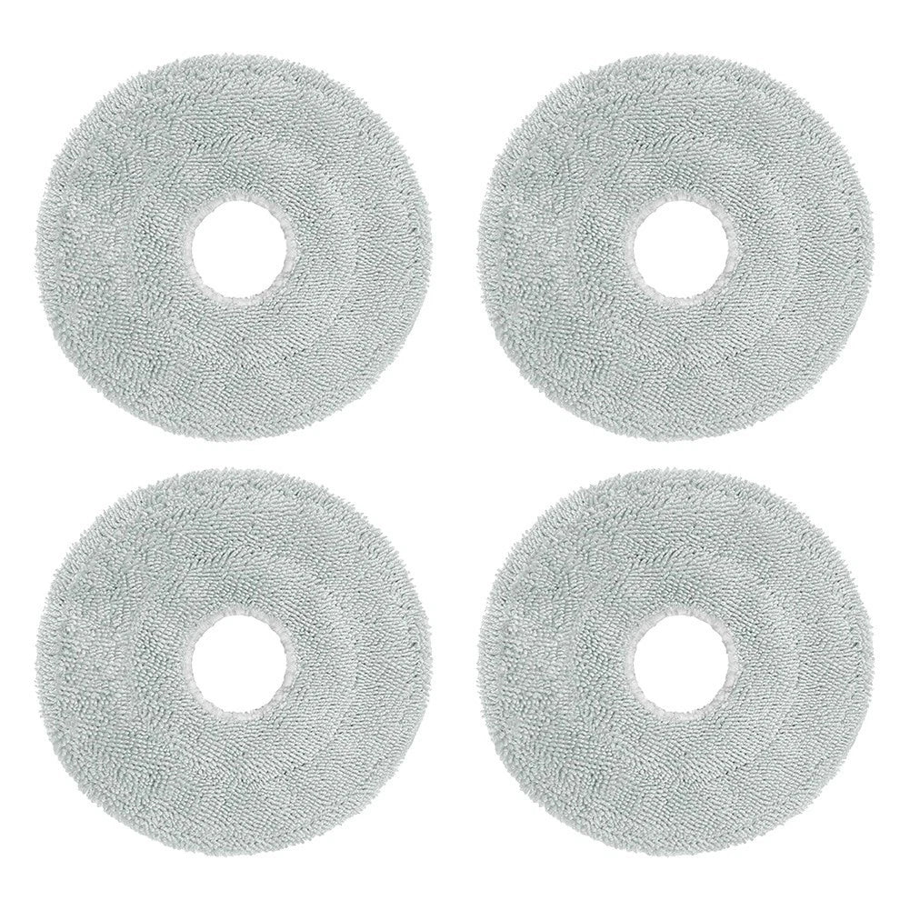 Set of 4 Mop Cloths for Mijia M40 D110CN M40S OV31CN Vacuum Cleaner