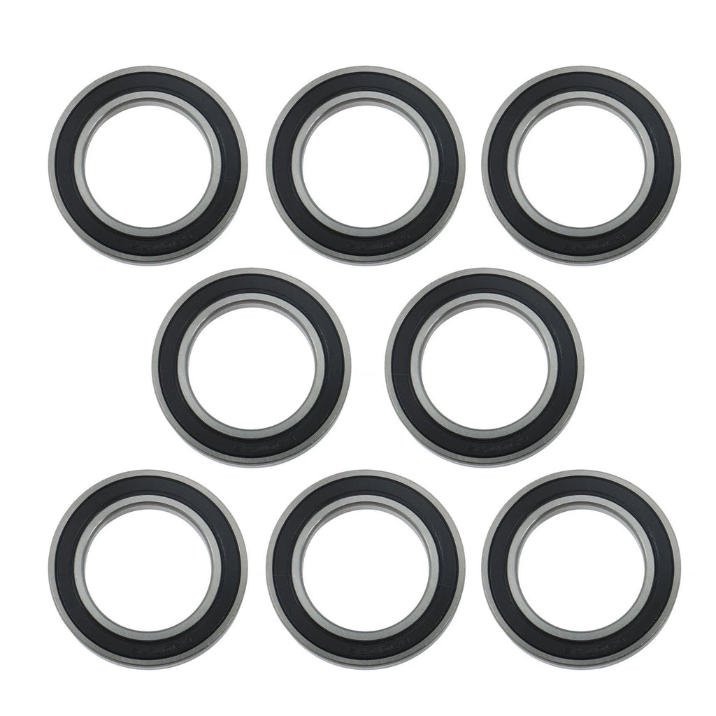 Set of 10 Deep Groove Ball Bearings 35x55x10mm Double Rubber Seals