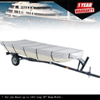 Jon Boat Cover for Jon Boat (14ft) - Waterproof Heavy Duty Trailerable