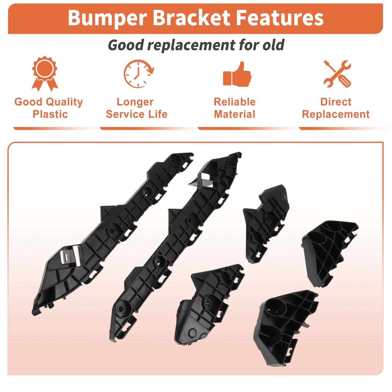 Bumper Bracket for Toyota Corolla (No. 5215602100/5215502110/5256302060/5256202080)