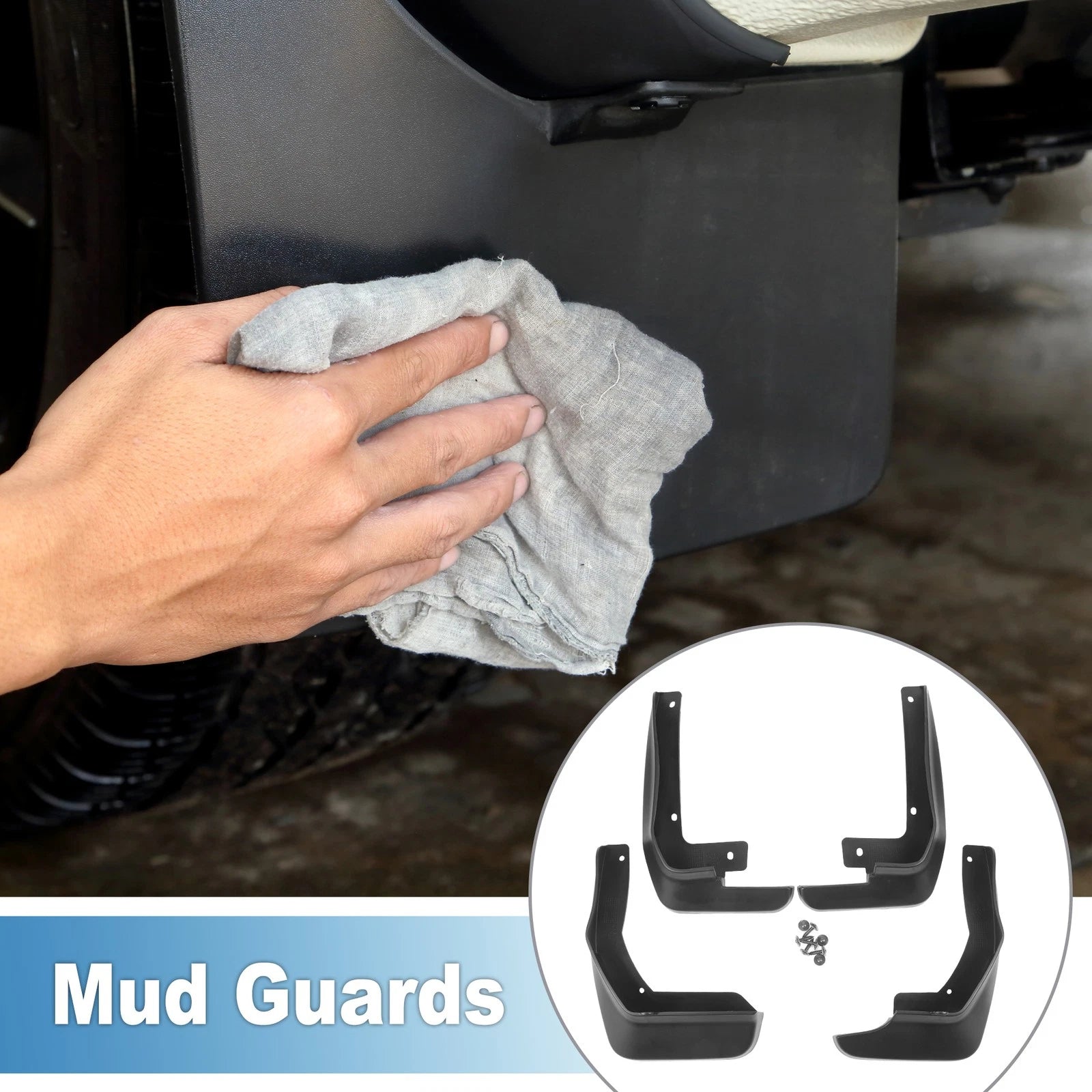Mud Flap Splash Guard Set for Honda Odyssey (2018–2023)