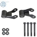 Set of 2 Rear Leaf Spring Shackle Brackets for Chevy GMC Sierra (1999–2013)