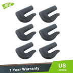 Set of 6 Weld On Grab Hooks for Heavy-Duty Applications (6600lbs Capacity)