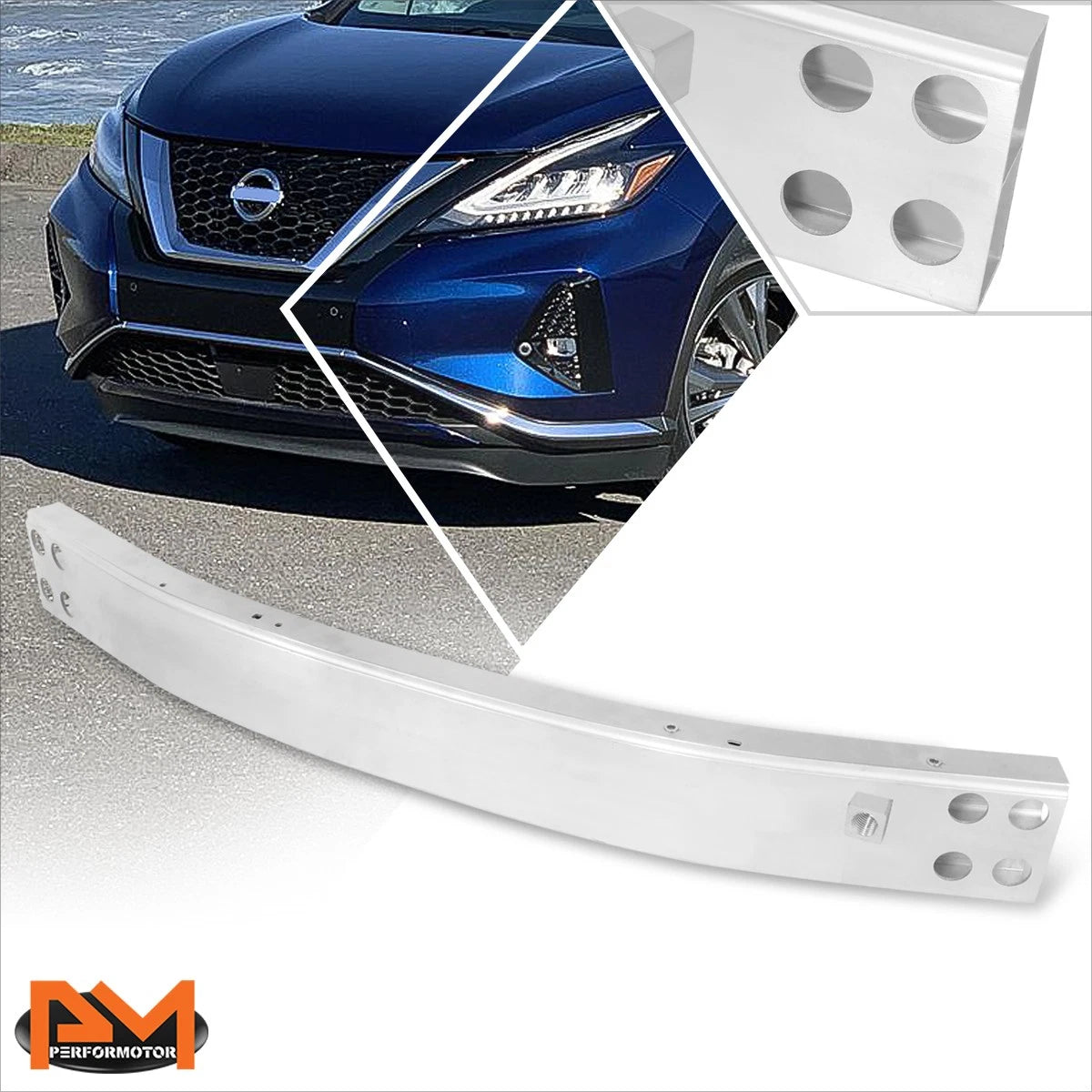 Front Bumper Reinforcement Impact Absorber for Nissan Murano (2015–2019)