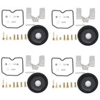 4X Carburetor Kit Diaphragm Plunger for Kawasaki EN500 (1996–2009)