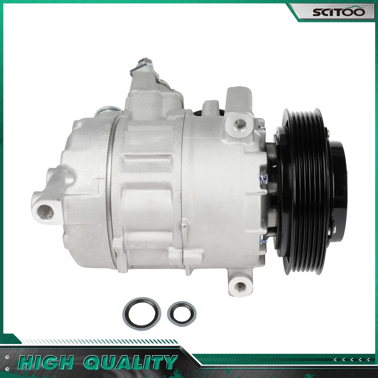 A/C Compressor with Clutch for Buick Lucerne CX/CXL 3.8L (2006–2008)