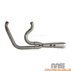 2-Into-1 Exhaust System for Harley Dyna Super Glide Custom FXDC (2006-2017)