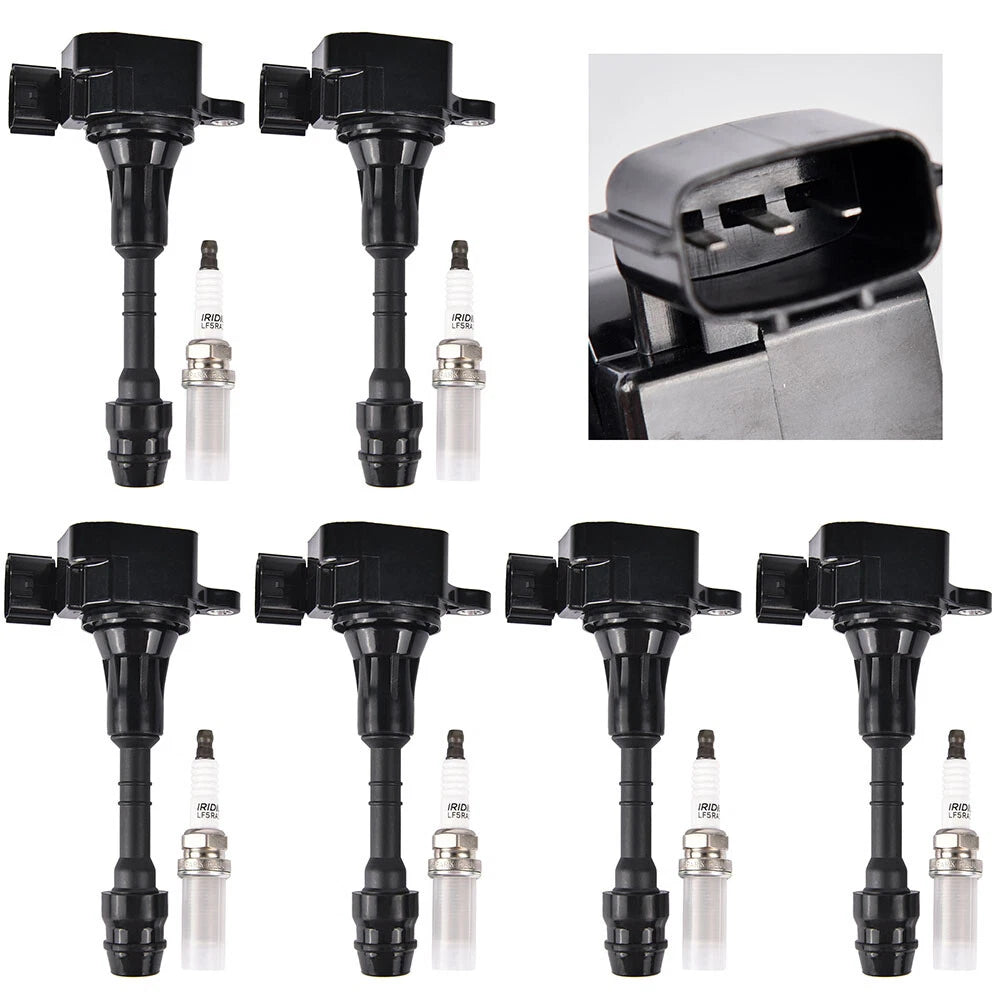 Ignition Coil and Spark Plug Set for 2003-2007 Nissan Murano 3.5L V6