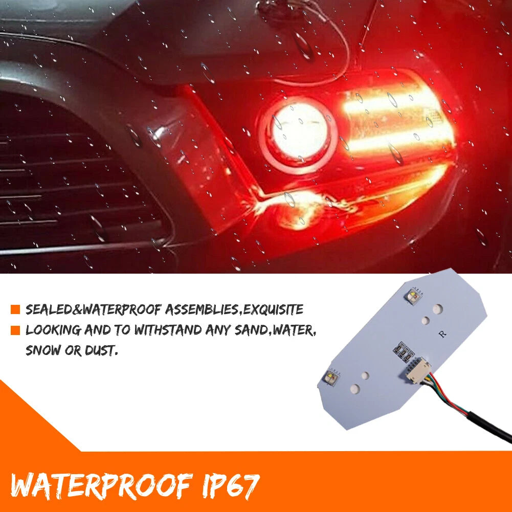 RGBW LED Multi-Color Changing Headlight DRL Accent Pair for Ford Mustang (2013–2014)