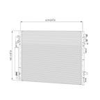 Replacement Condenser w/ Oil Cooler for Honda Accord (2013–2017)