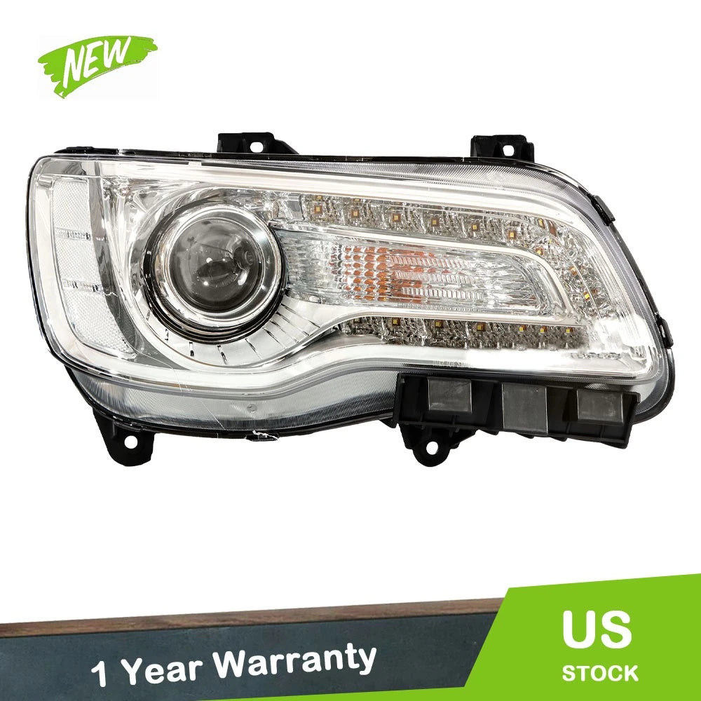 Halogen Headlight Assembly for Chrysler 300 (2018–2023)
