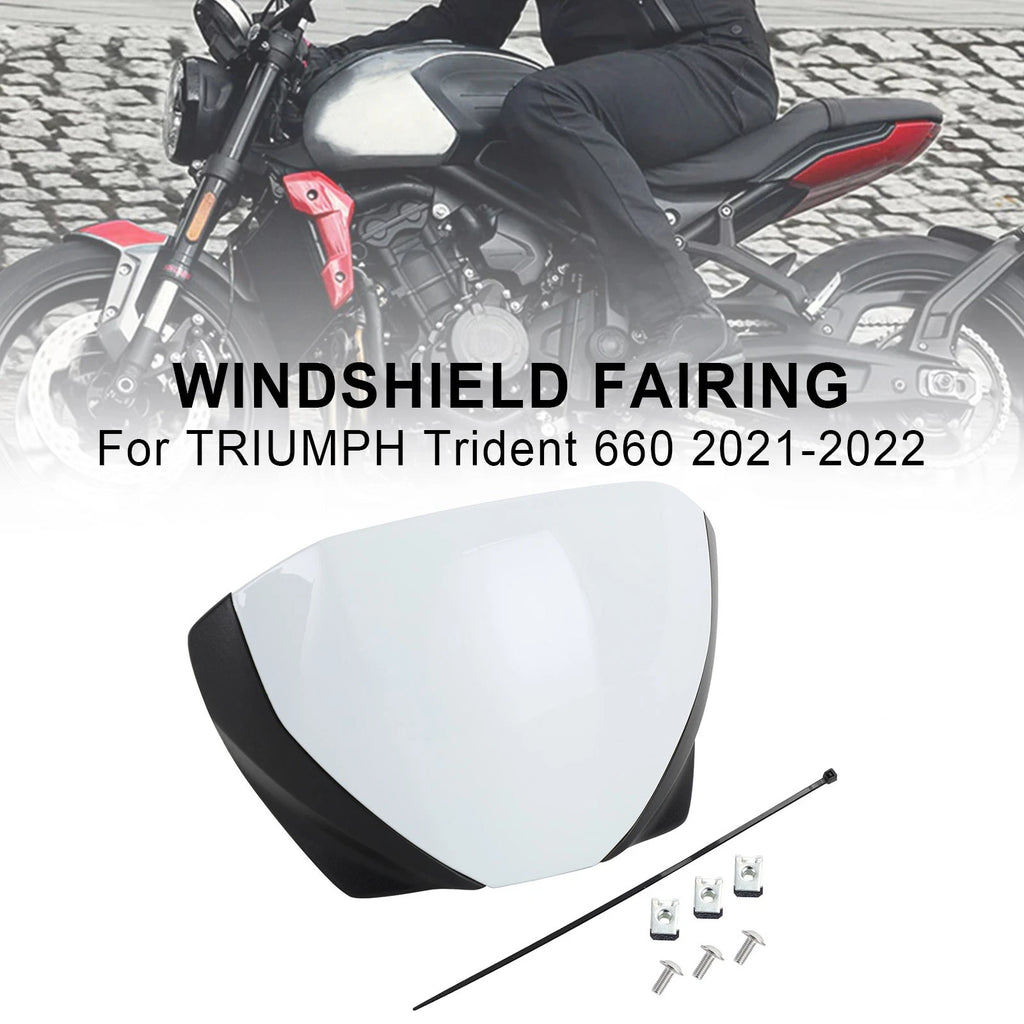 Windshield Fairing Deflector for Trident 660 (2021–2026) White