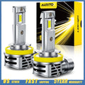 H11 LED Headlight Kit for Low Beam (6500K White, 48000LM)