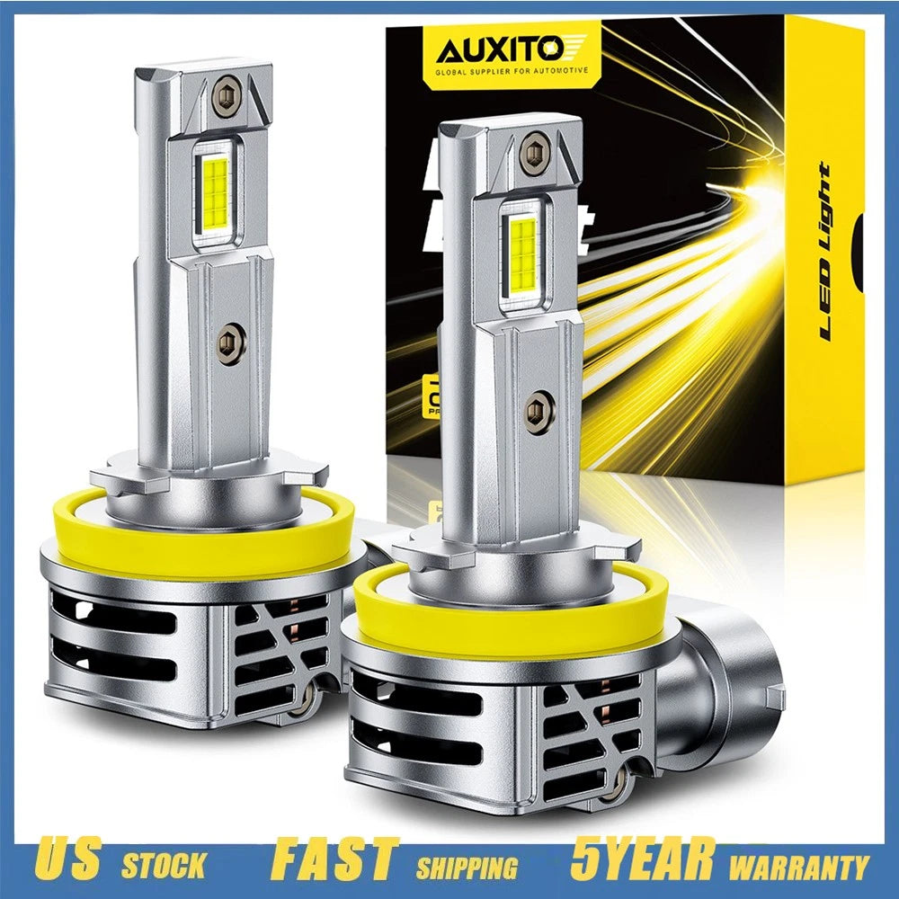 H11 LED Headlight Kit for Low Beam (6500K White, 48000LM)