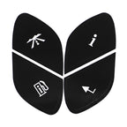 Set of 4 Steering Wheel Button Repair Stickers for GM Vehicles (2003–2011)