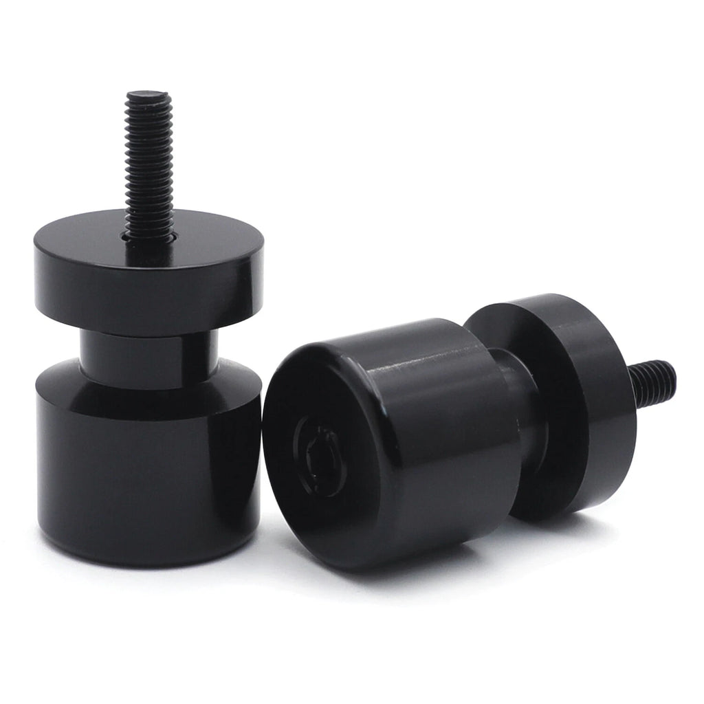 Black Flat Swingarm Spool 6mm Thread for Yamaha YZF-R1/R6 (1998–2013)