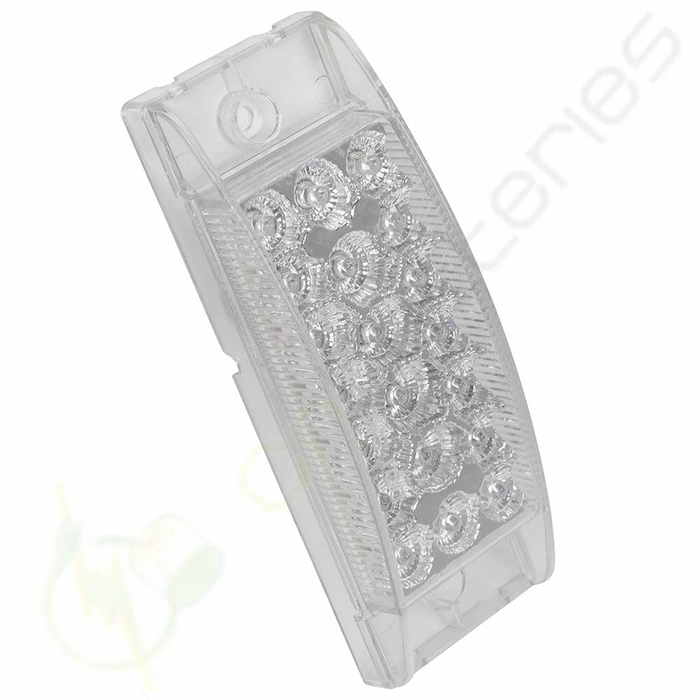 4X 6" Clear Lens Red LED Turn Signal Side Marker for Truck Trailer