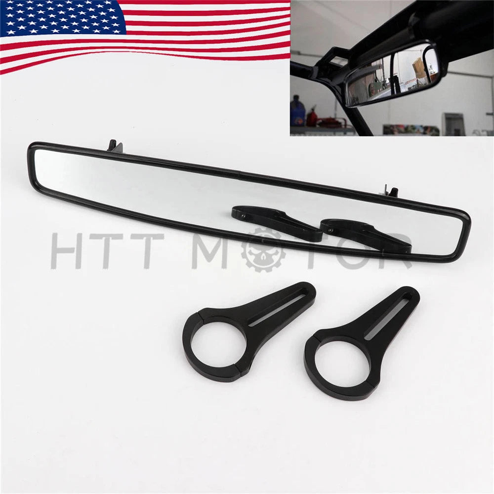 17" Rear View Race Mirror with 1.75" Clamp for Polaris RZR 800 XP 900 XP 1000