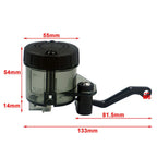 Front Brake Clutch Tank Fluid Reservoir for Universal Motorcycle