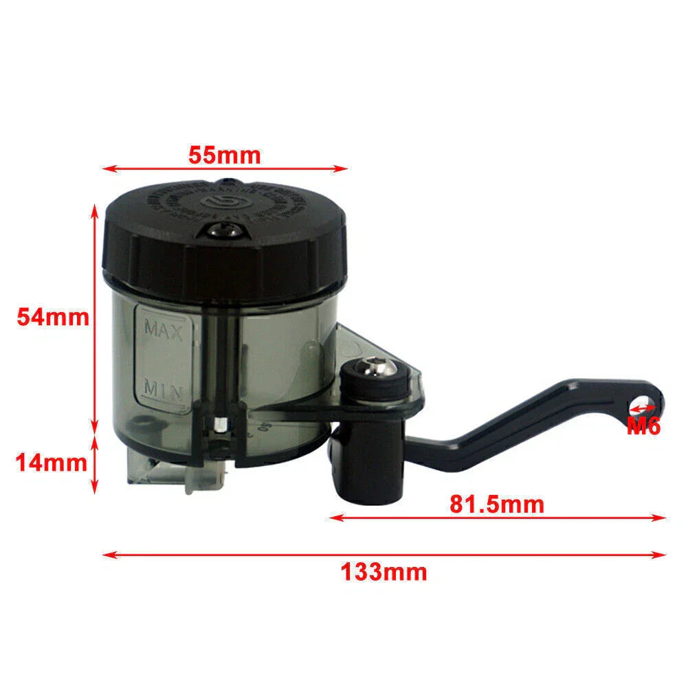 Front Brake Clutch Tank Fluid Reservoir for Universal Motorcycle