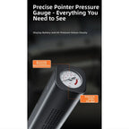 High Power Car Tire Inflator Portable Electric Air Pump for Cars and Bikes