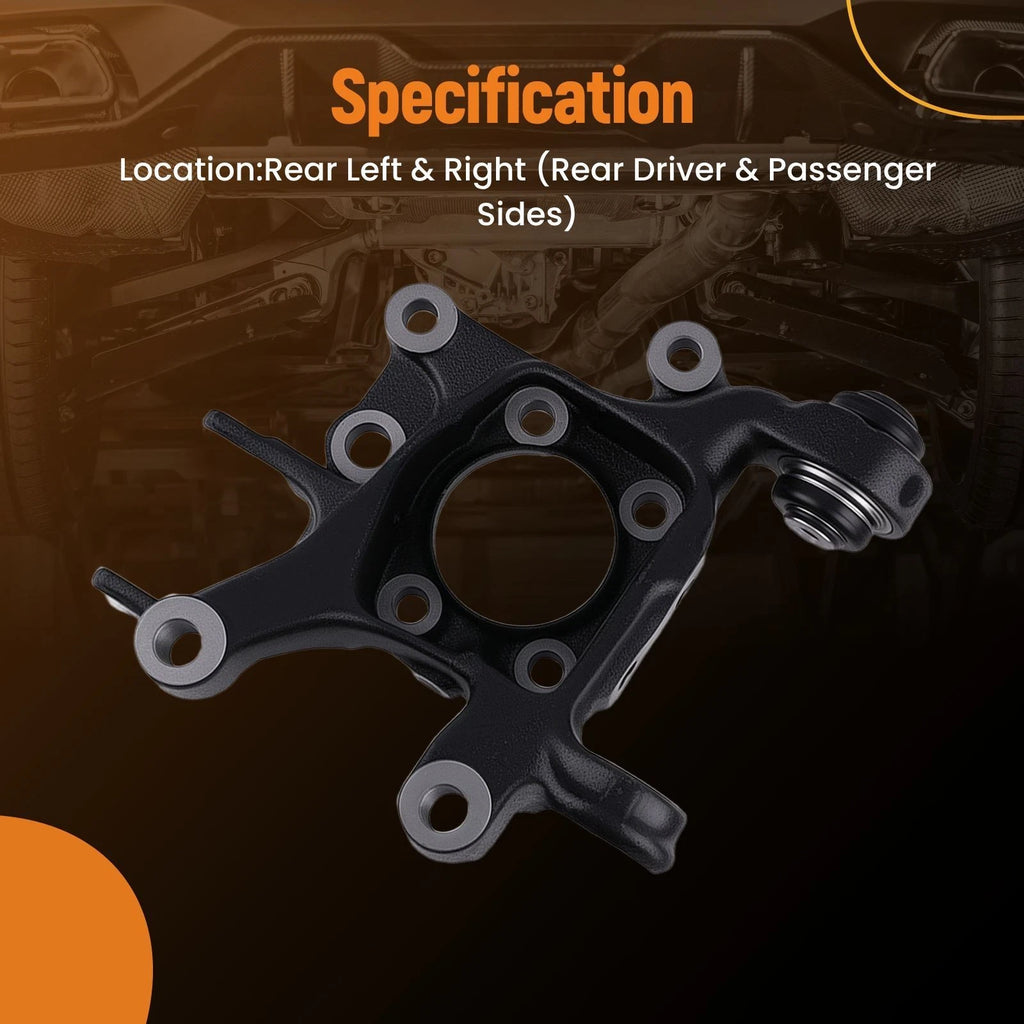Steering Knuckle Set for Lexus NX300 (2018–2019) 423050R020 Black Steel