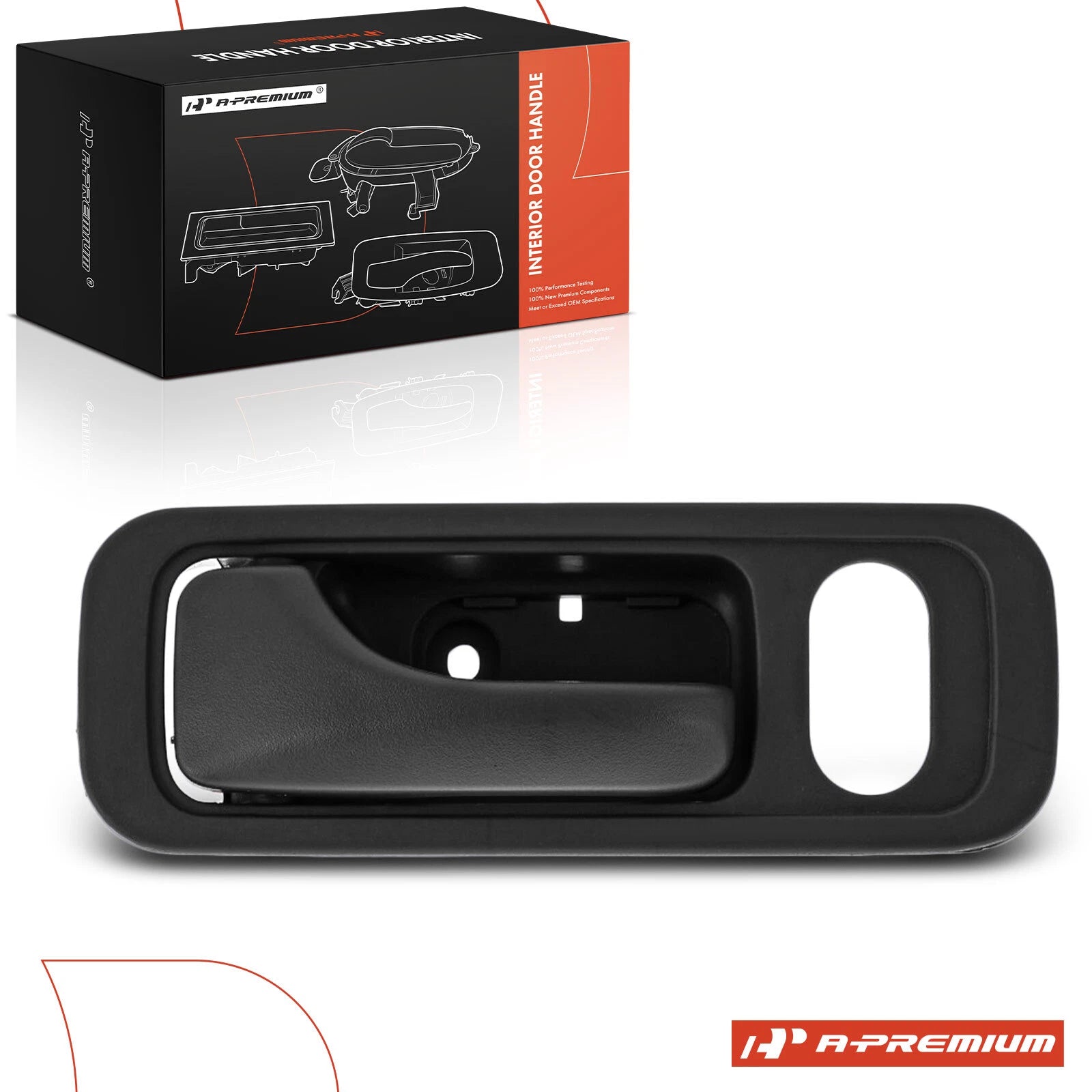 Front Left Gray Interior Door Handle for Honda Element (2003–2011)